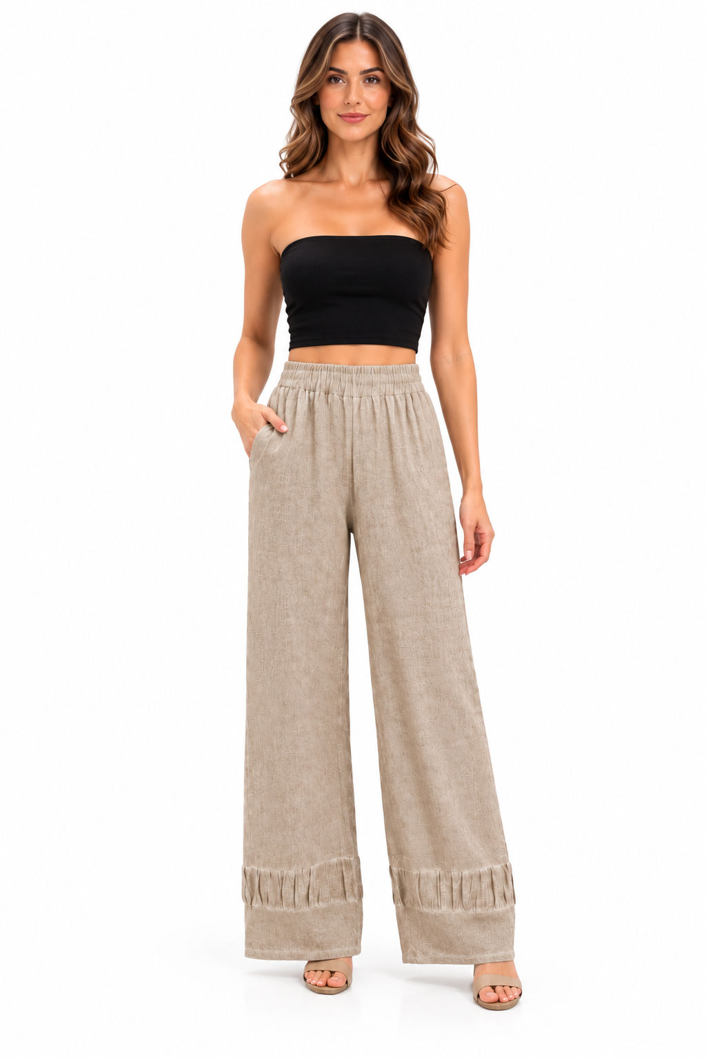 Raw Moda Riviera Linen Pants in Beige