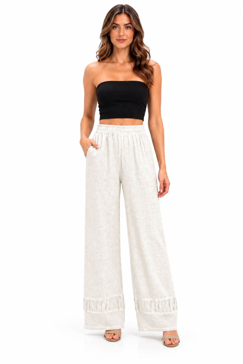 Raw Moda Riviera Linen Pants in White