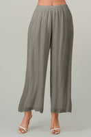 Raw Moda Italian Long Loose Silk Pants