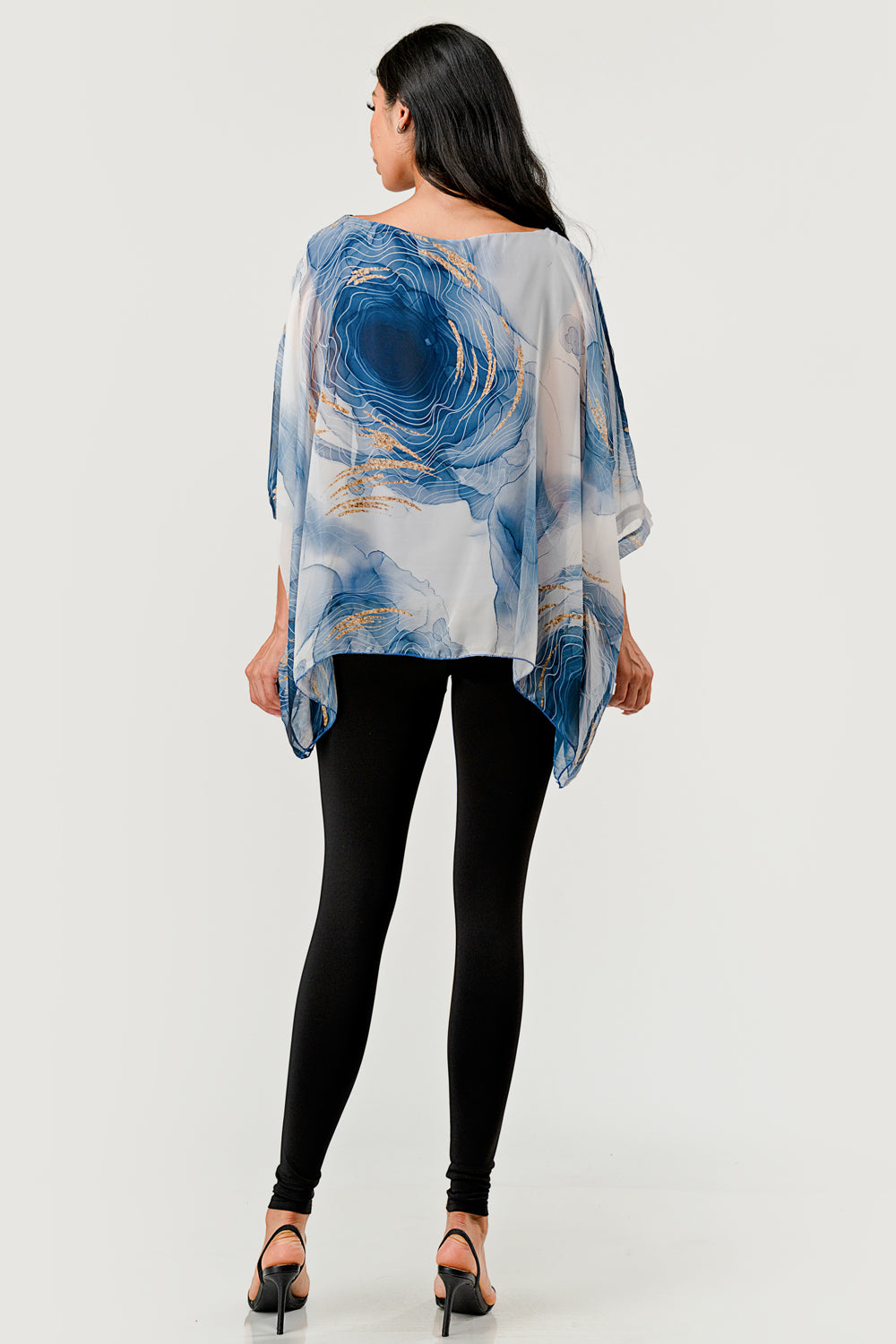 Raw Moda Italian Abstract Fodera Top Top Raw Moda