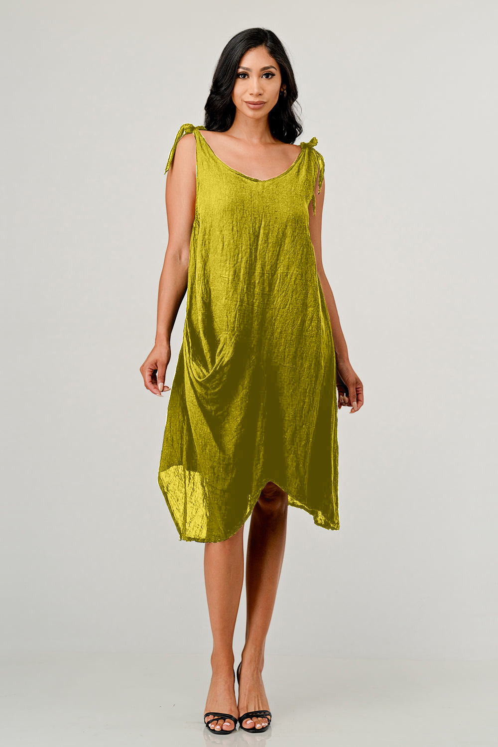 Raw Moda Tie Straps Dress W pocket - Raw Moda