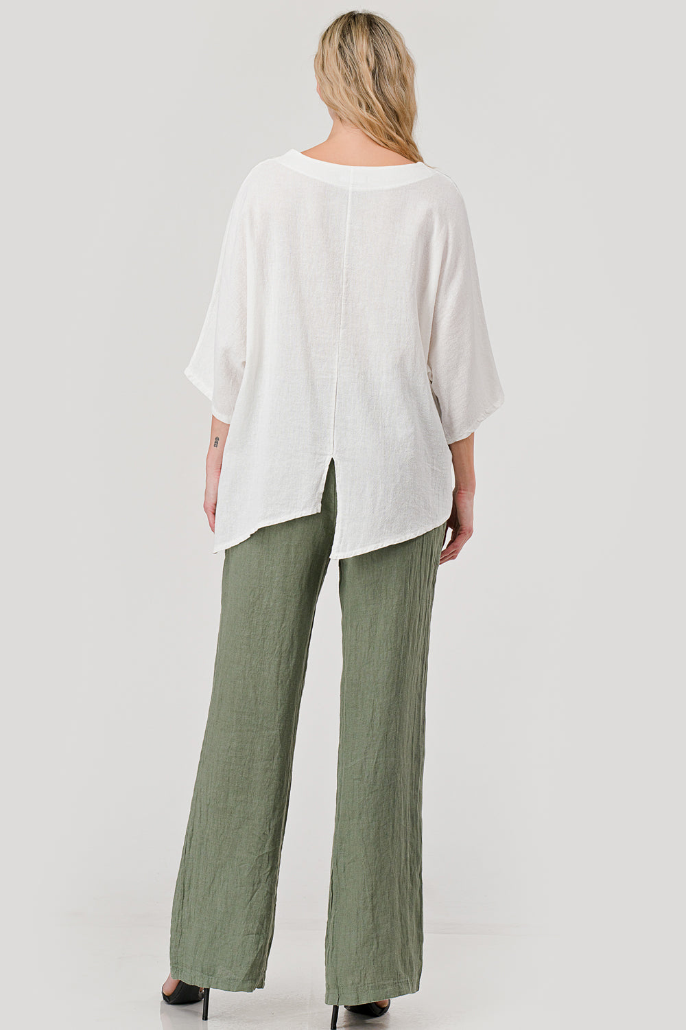 Tala Linen Top W single Pocket