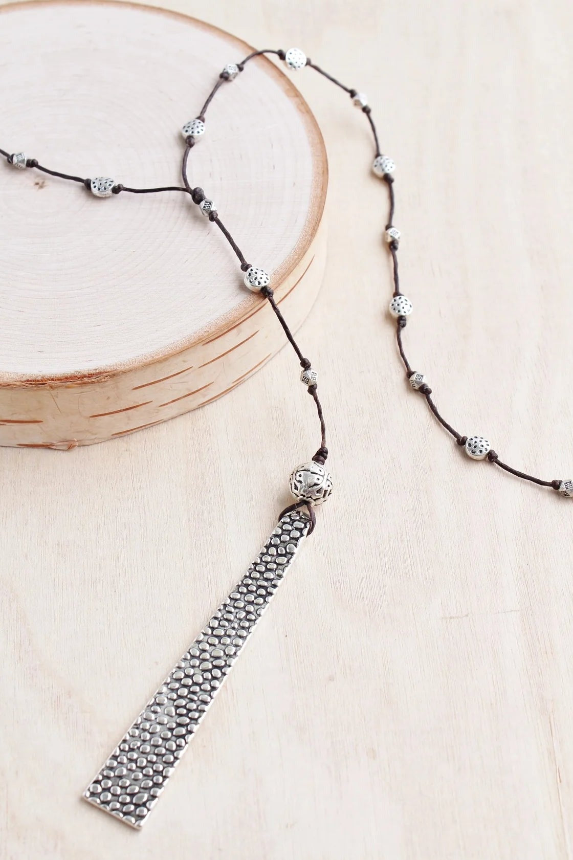 Bali Bar Alloy Necklace – styled with casual outfit