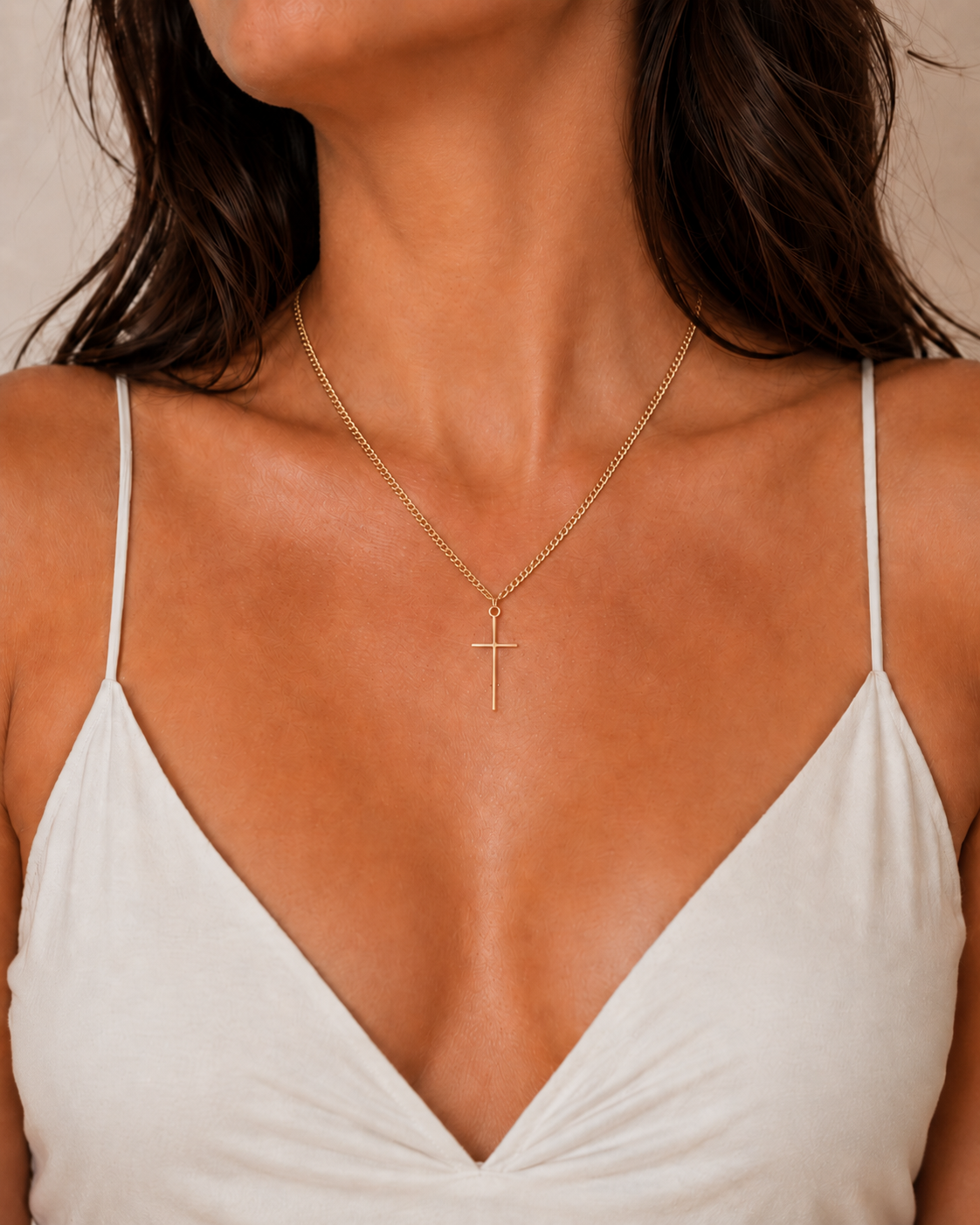 Cross Tiny Necklace