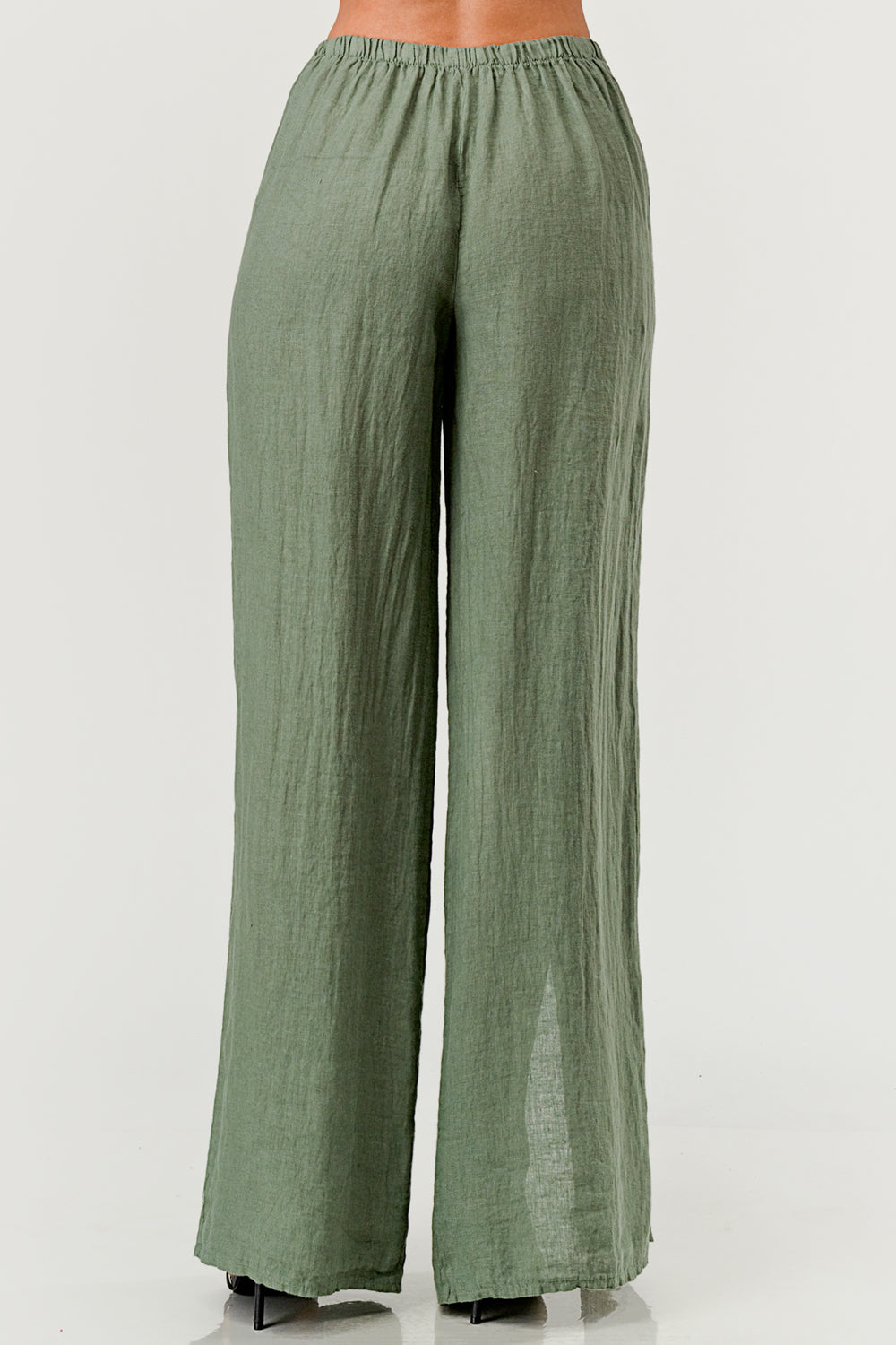 Monika Side Layered Linen Pants