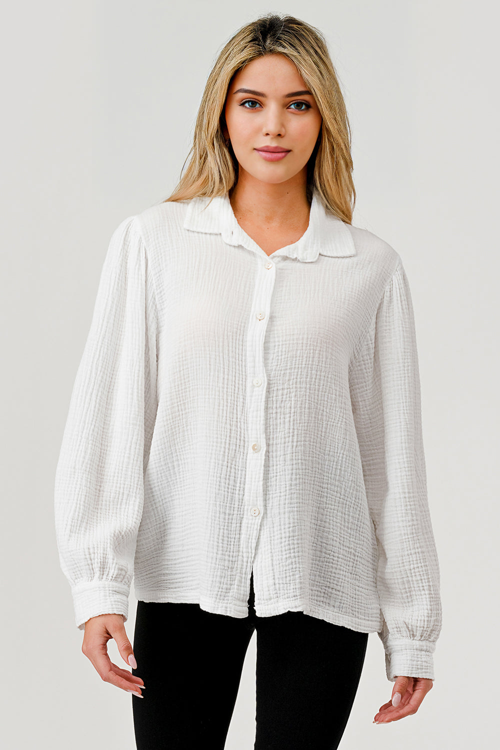 Raw Moda Dahila Cotton Button Shirt - Raw Moda