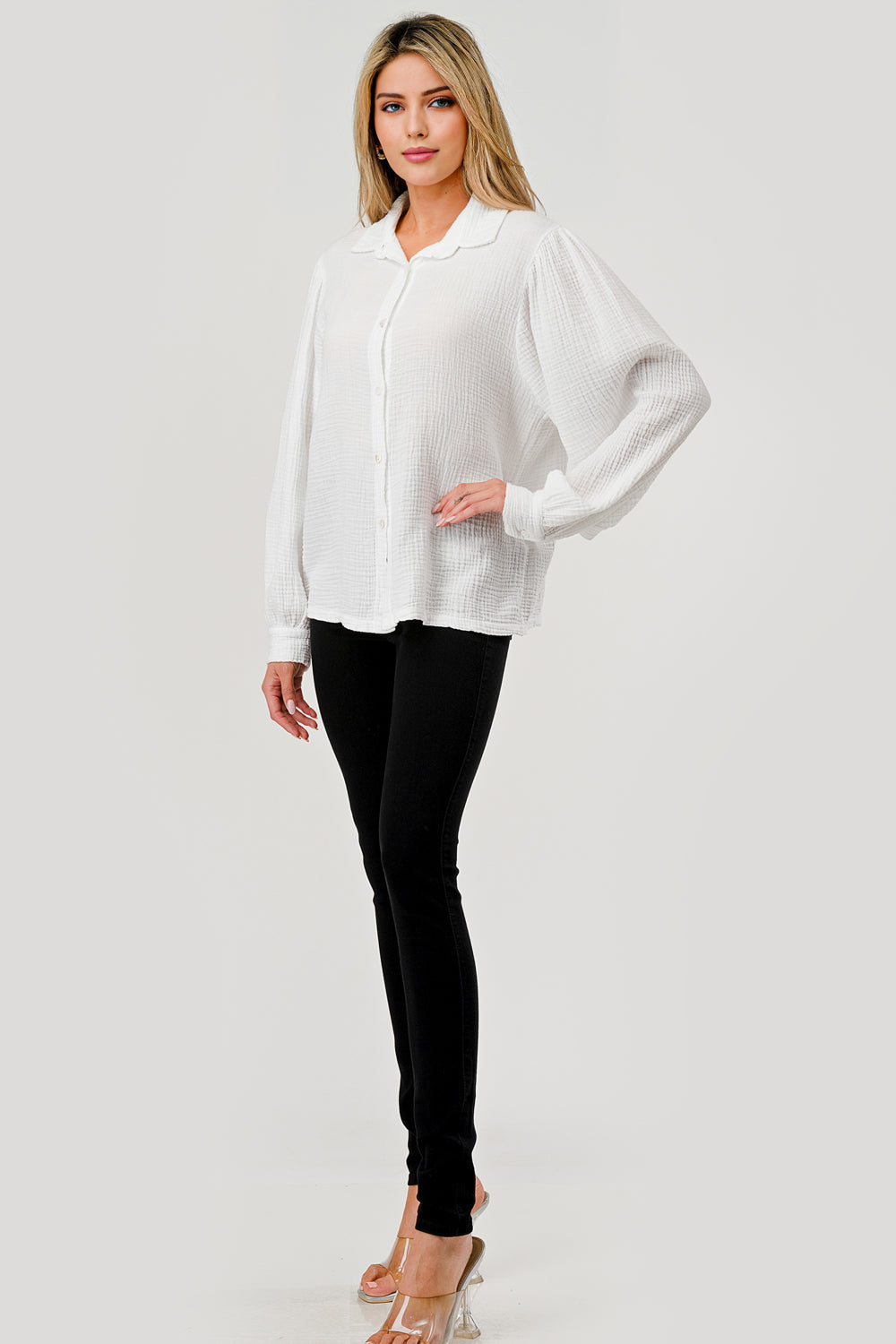 Raw Moda Dahila Cotton Button Shirt - Raw Moda