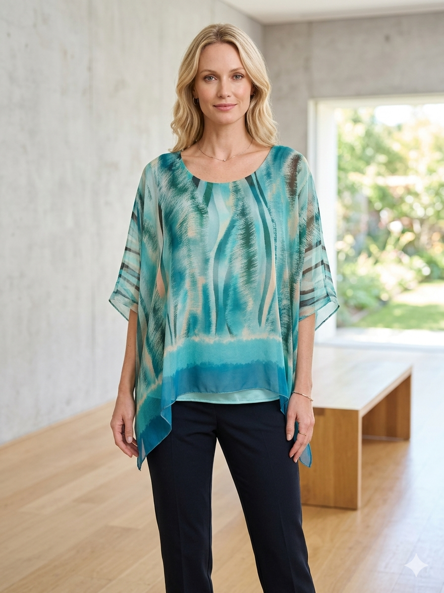 ISLA silk Top | Raw Moda