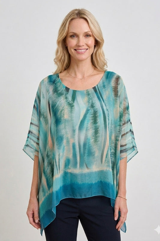 ISLA silk Top | Raw Moda