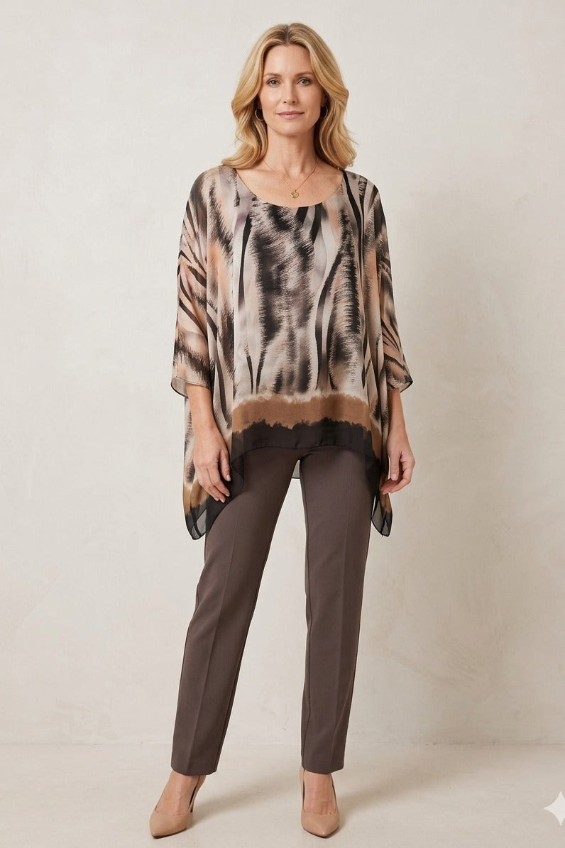ISLA silk Top | Raw Moda