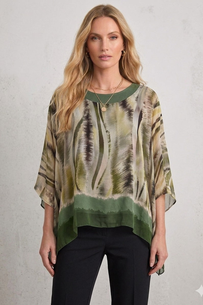 ISLA silk Top | Raw Moda