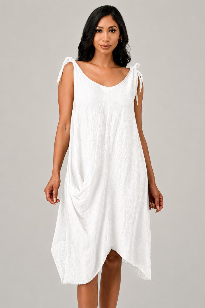 Raw Moda Tie Straps Dress W pocket