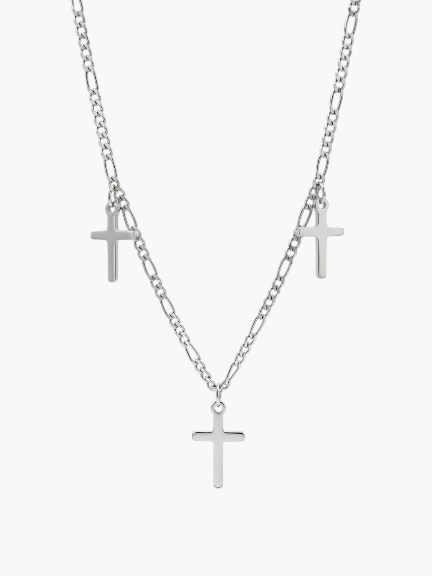 Cross Trio Necklace