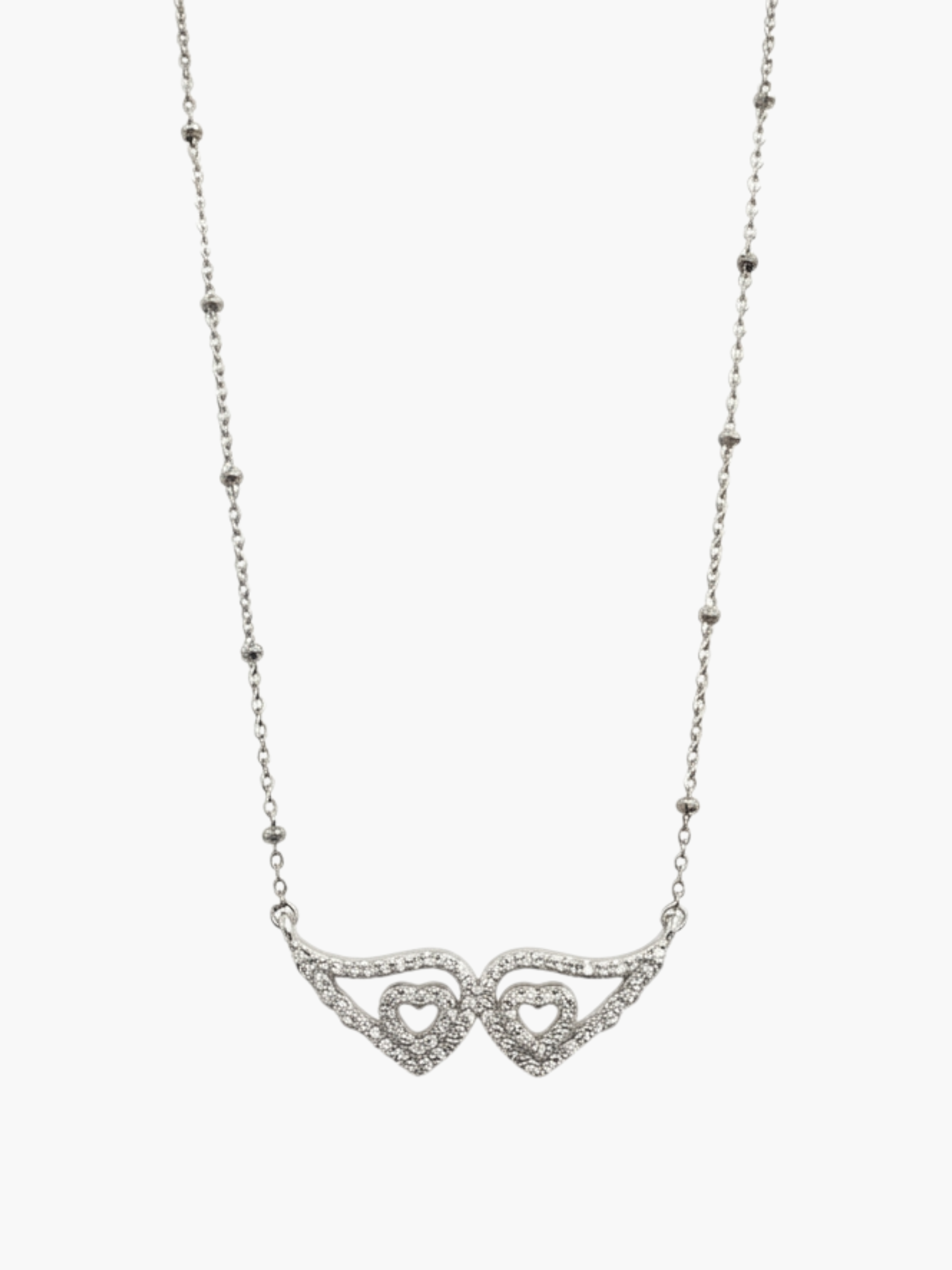 Angel Wings Zirconia Necklace
