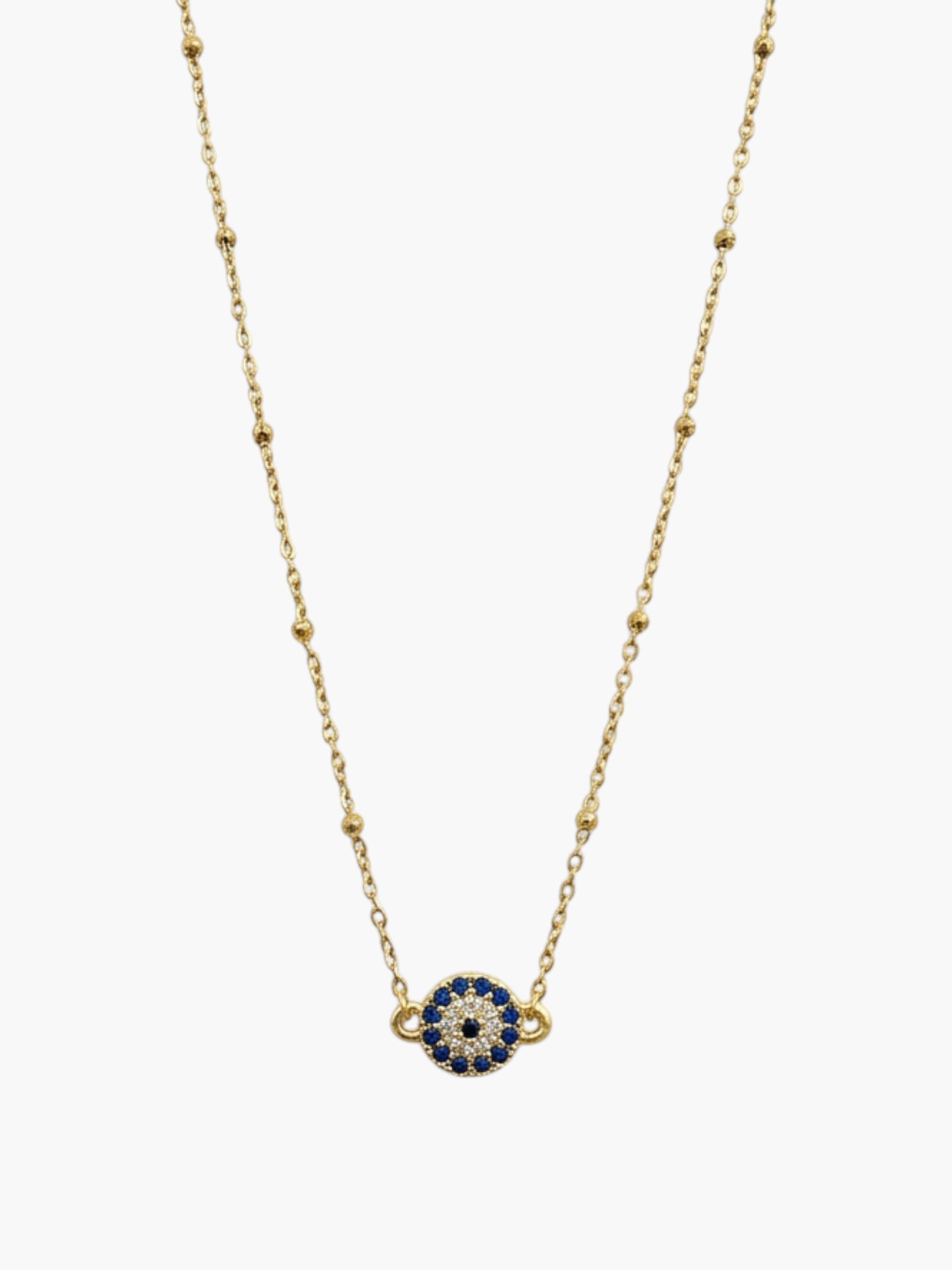 Evil Eye Round Necklace