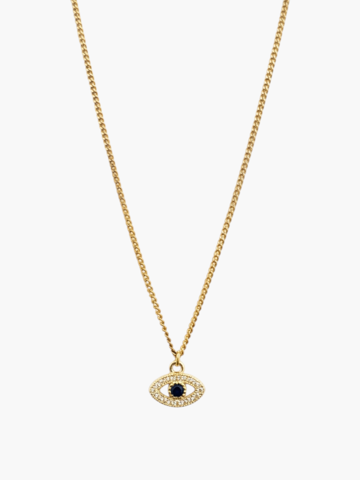 Evil Eye Zircon Necklace