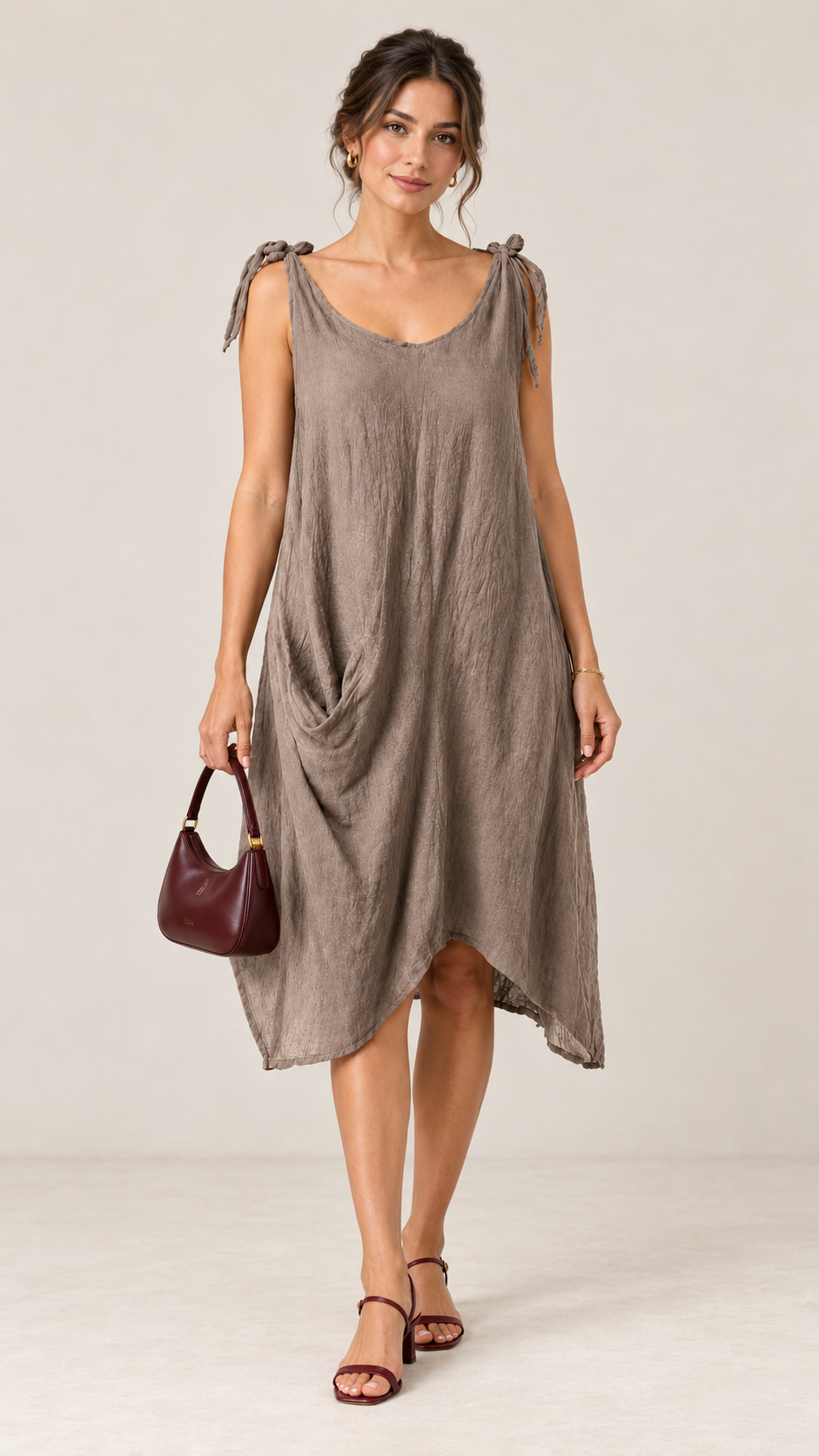 Raw Moda Tie Straps Dress W pocket