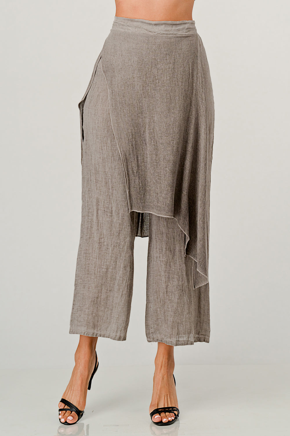 Raw Moda Linen Layered Minna Pants Bottom Raw Moda