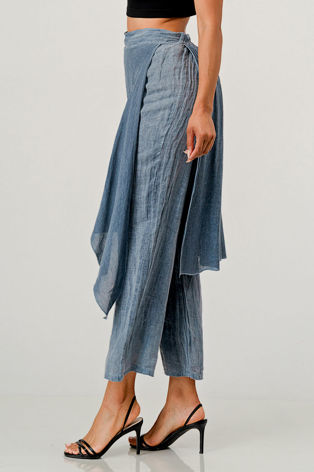 Raw Moda Linen Layered Minna Pants Bottom Raw Moda