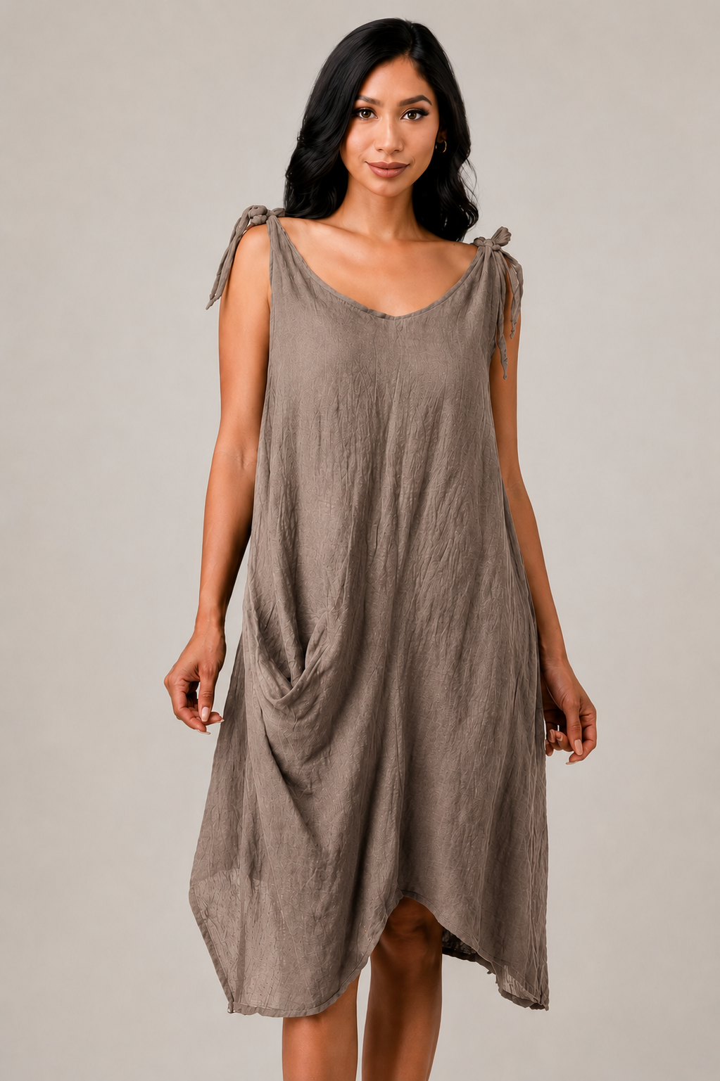 Raw Moda Tie Straps Dress W pocket