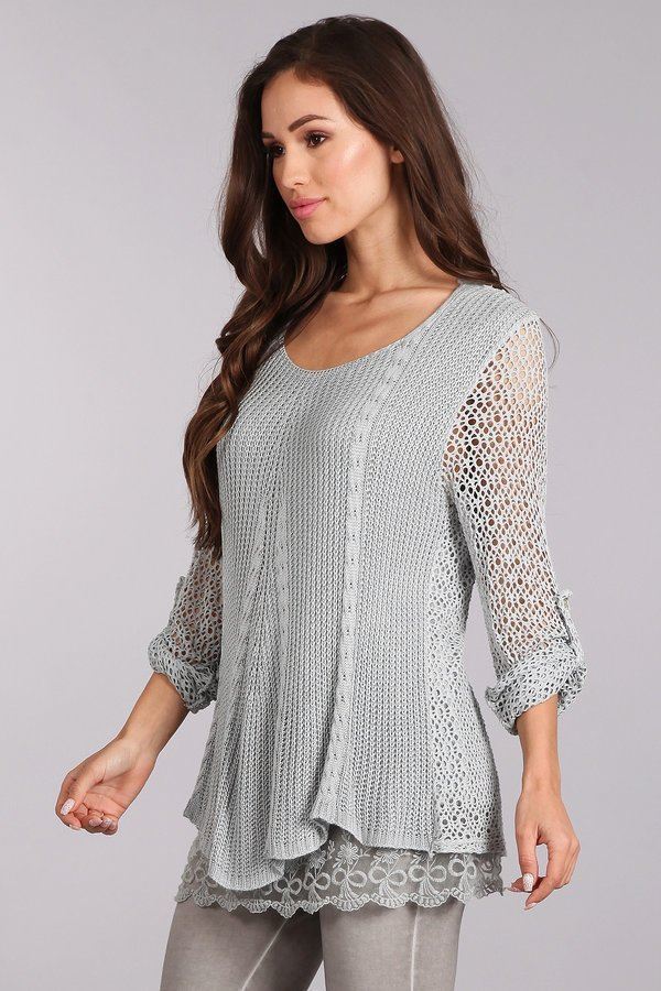 Raw Moda Italian Blouse Top Palermo Crochet Top Raw Moda