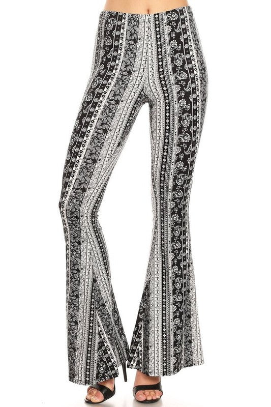 Raw Moda Paisley Bellbottom Pants Bottom Raw Moda Small