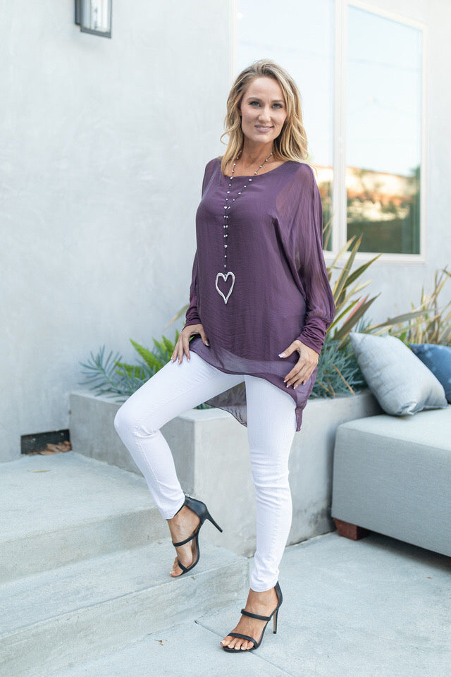 Raw Moda Hand Made Heart Necklace Necklace Raw Moda