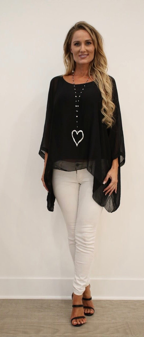 Raw Moda Hand Made Heart Necklace Necklace Raw Moda