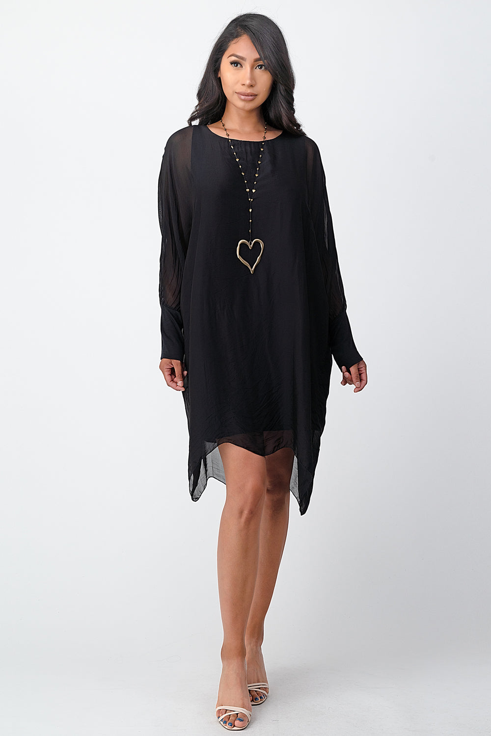 Raw Moda Long Silk Italian Dress Dress Raw Moda
