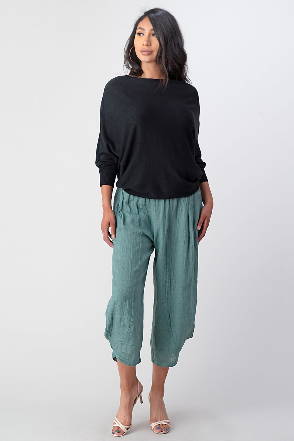 Raw Moda Italian Modal Blouse Top Raw Moda
