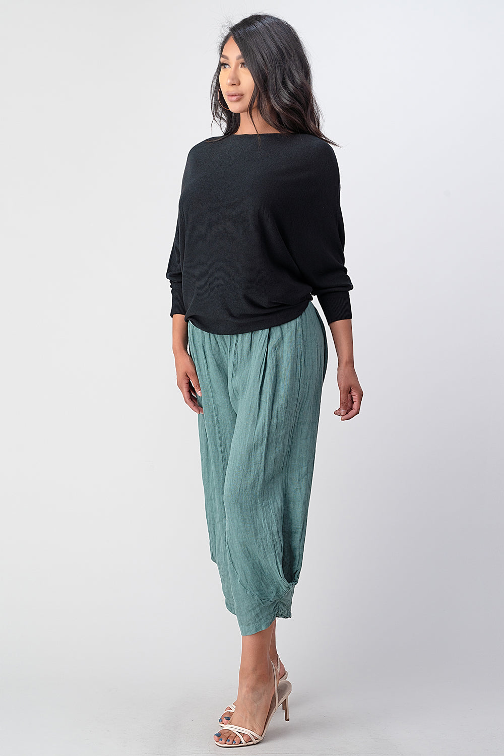 Raw Moda Italian Modal Blouse Top Raw Moda