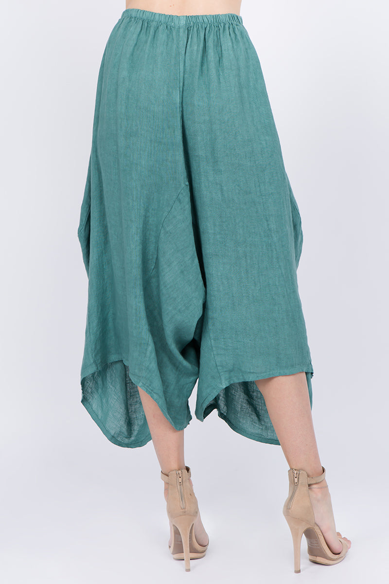 Raw Moda Italian Linen Pants Skirt Bottom Raw Moda