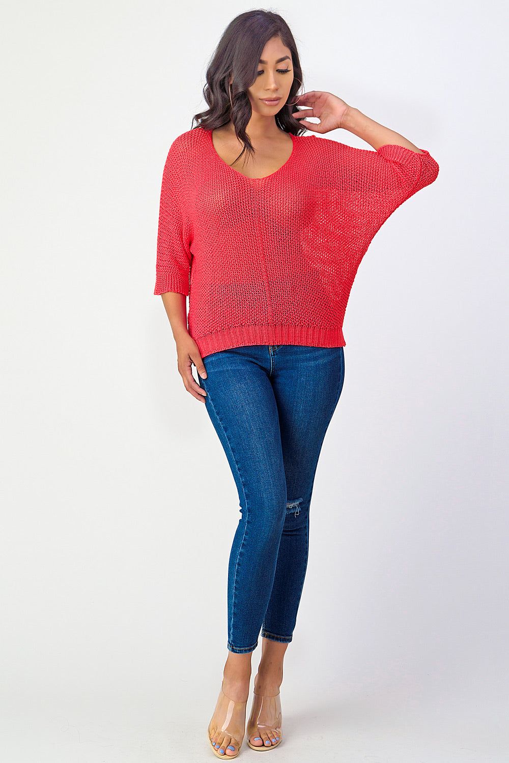 Raw Moda Italian Crochet Top Top Raw Moda