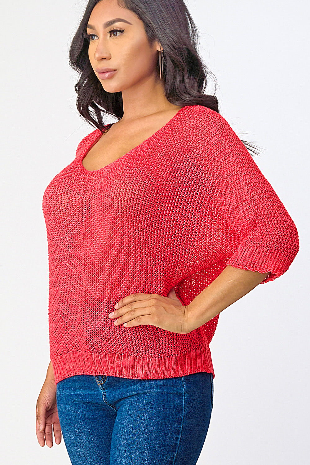 Raw Moda Italian Crochet Top Top Raw Moda