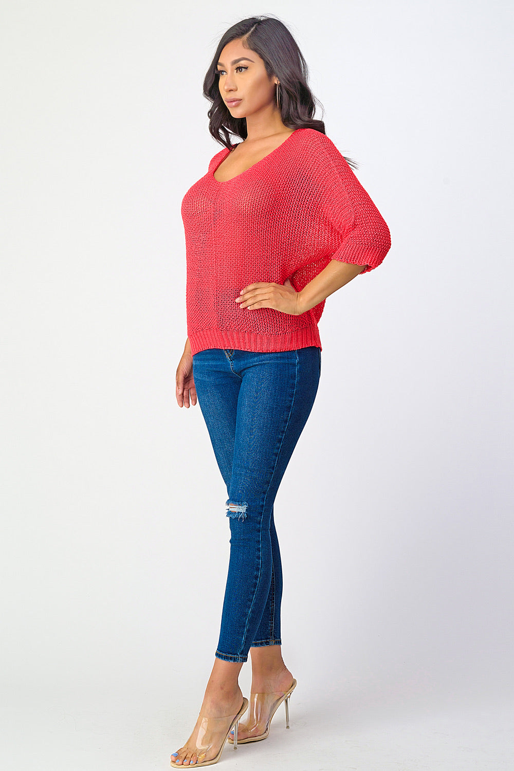 Raw Moda Italian Crochet Top Top Raw Moda