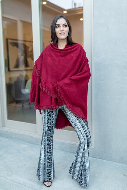 Raw Moda Paisley Bellbottom Pants Bottom Raw Moda