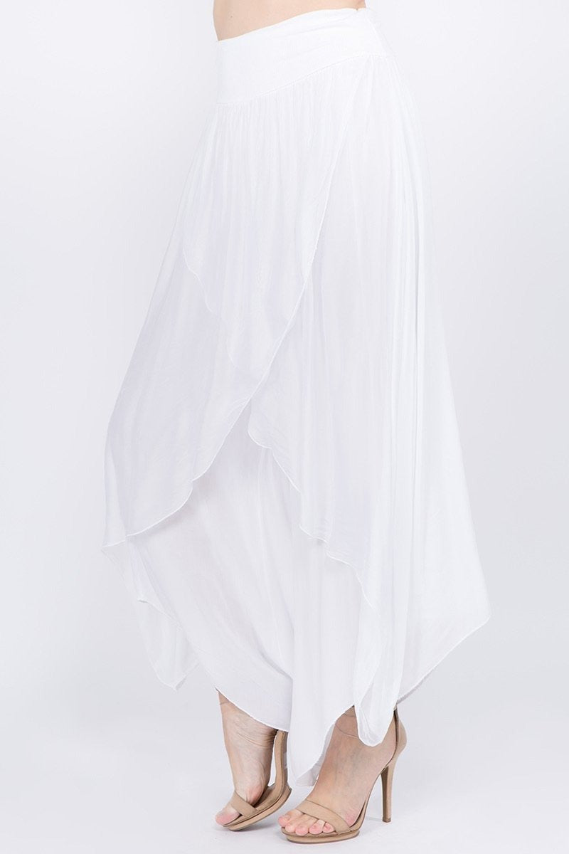 Raw Moda Silk Pants Skirt Bottom Raw Moda