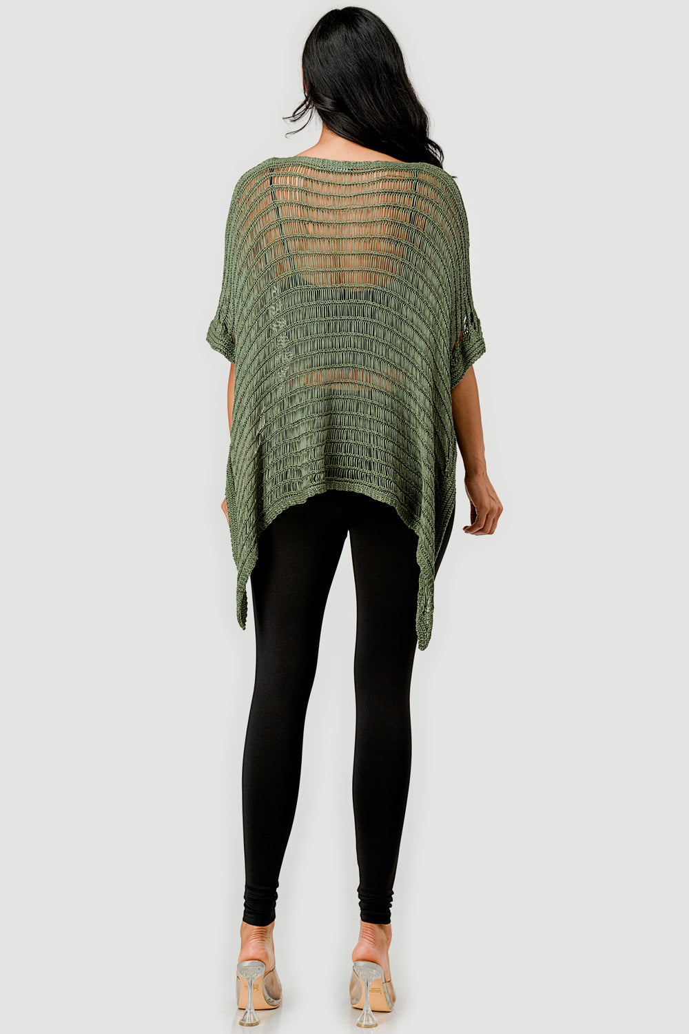 Asymmetric Layered  Crochet Top