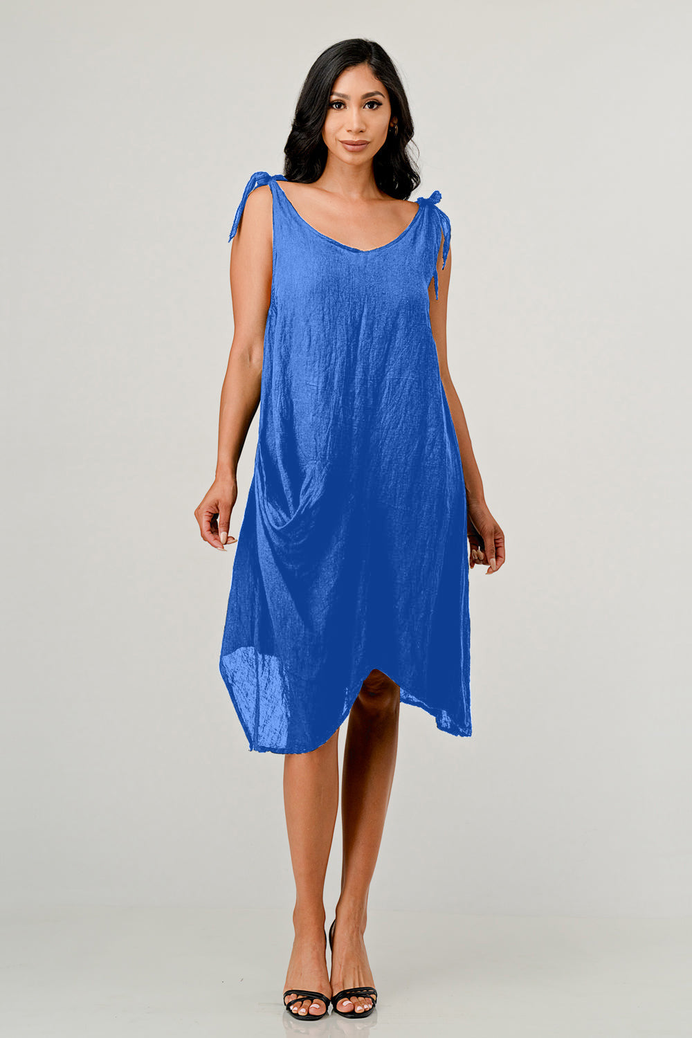 Raw Moda Tie Straps Dress W pocket - Raw Moda