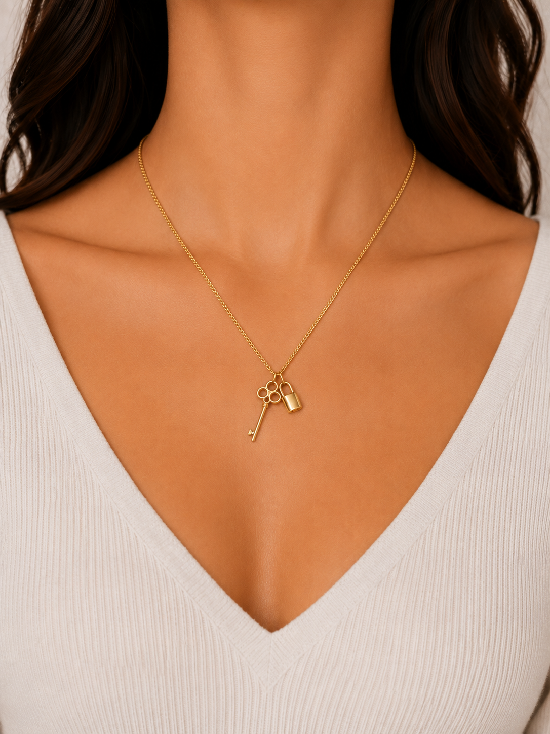 Key & Lock Necklace