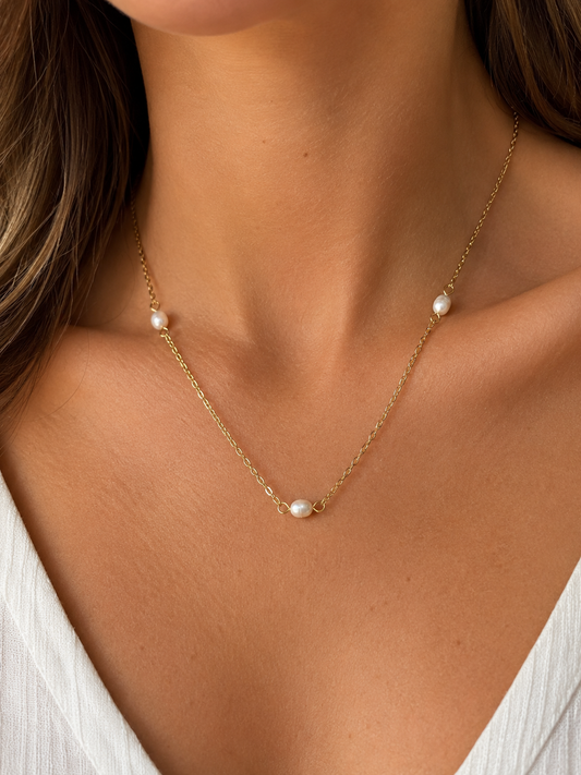 Pearl Trio Necklace