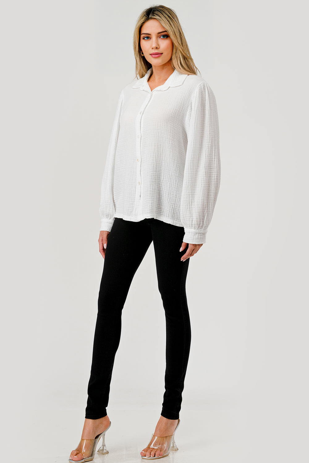 Raw Moda Dahila Cotton Button Shirt - Raw Moda
