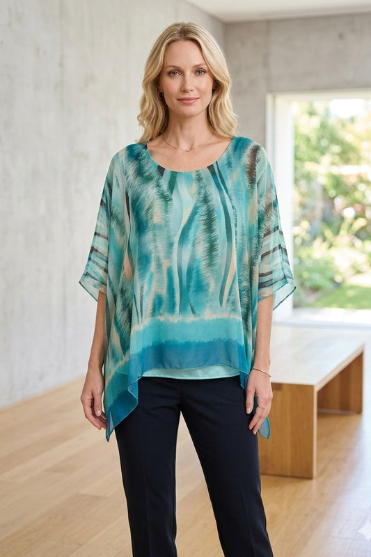 ISLA silk Top | Raw Moda