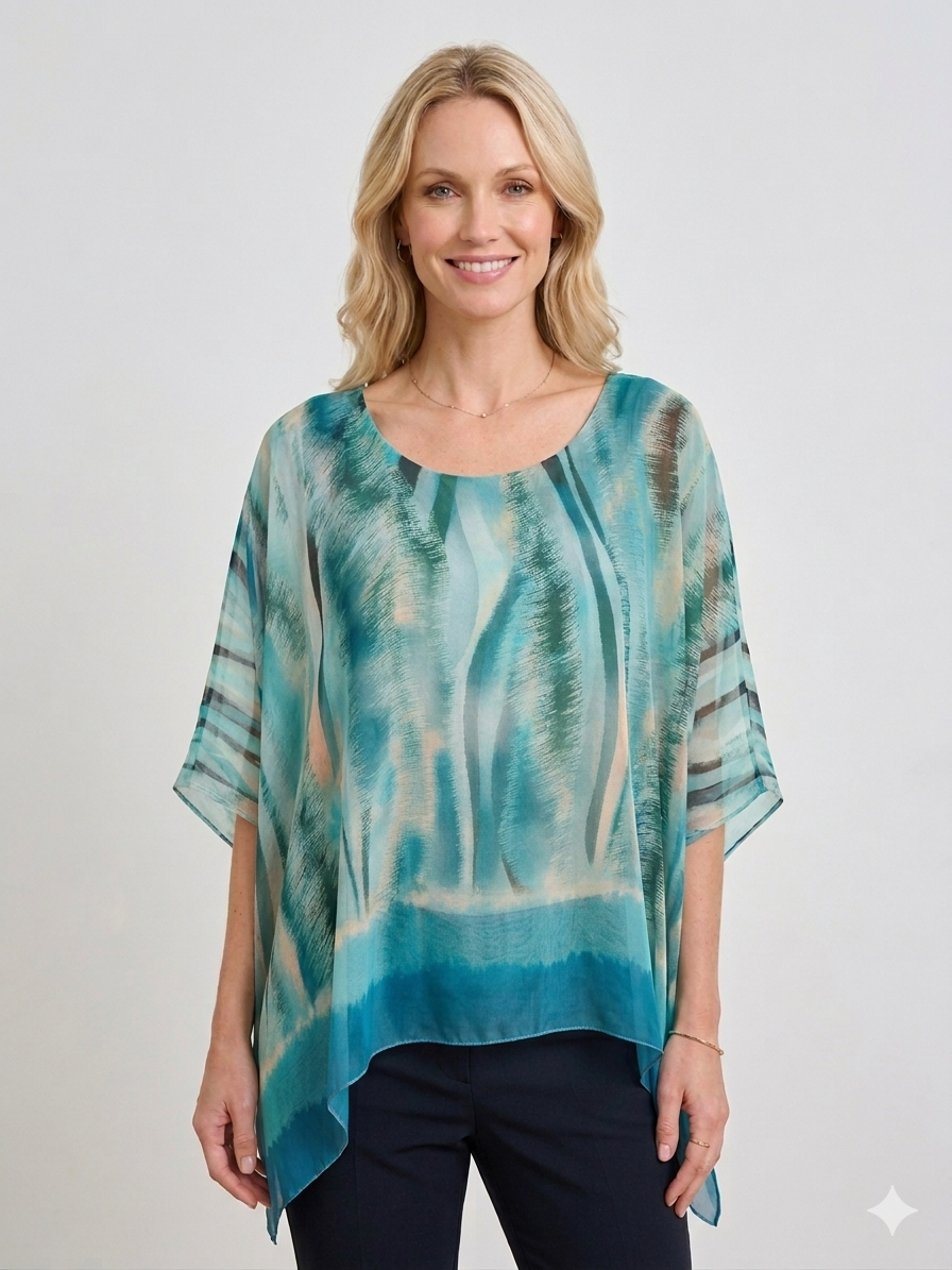ISLA silk Top | Raw Moda