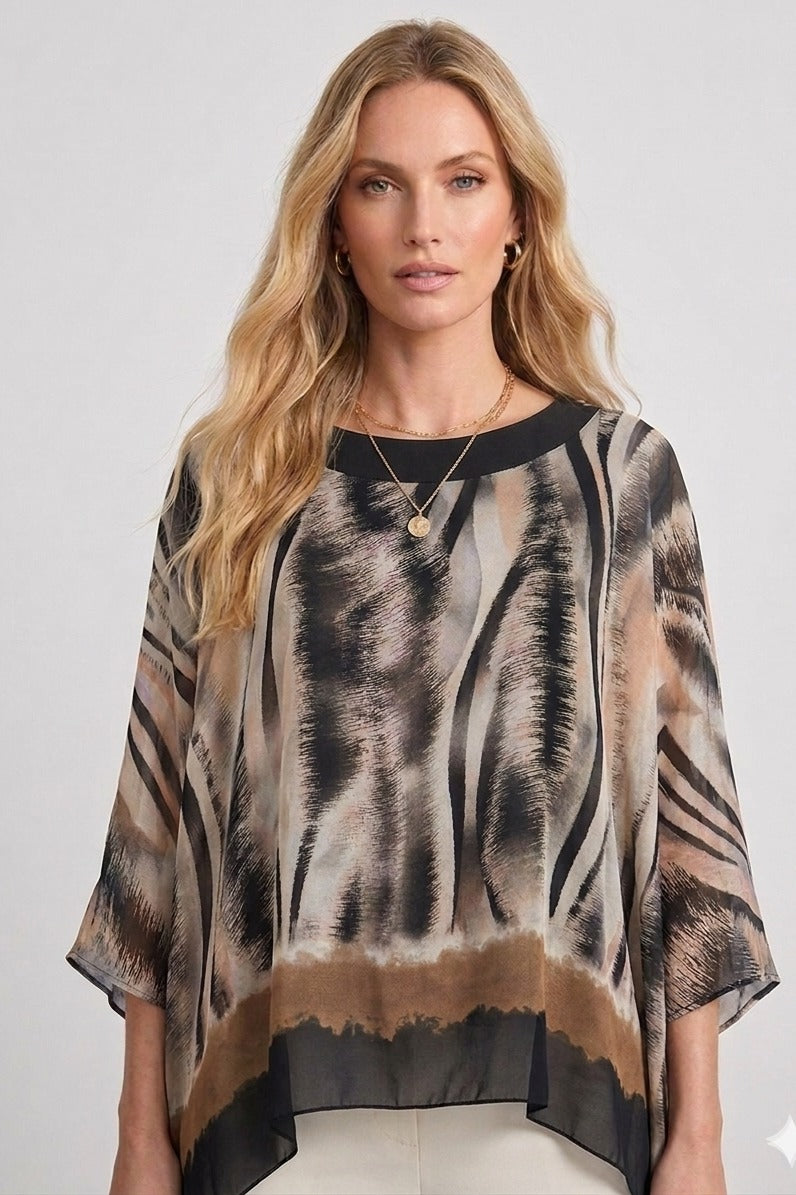 ISLA silk Top | Raw Moda