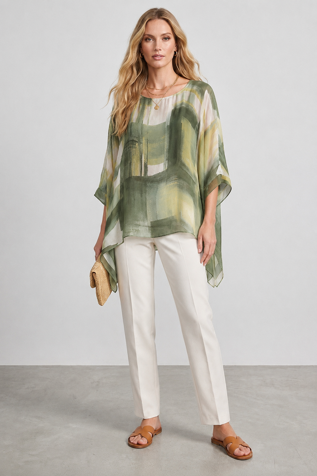 Ls Piottura Italian Silk Top