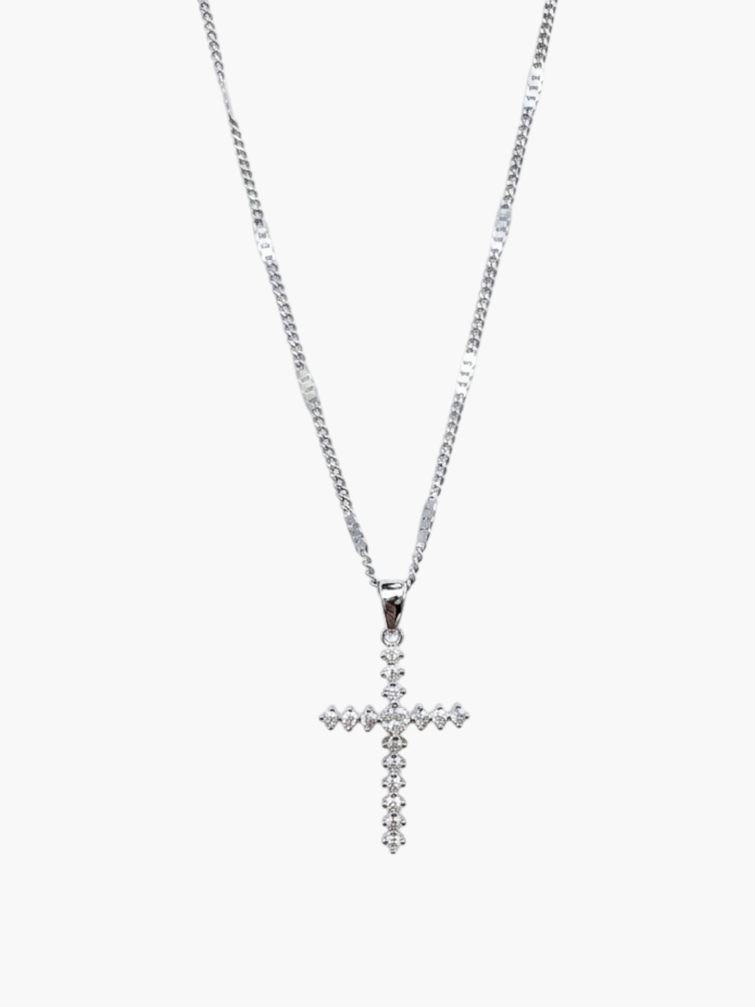 Cross Cubic Zirconia Necklace