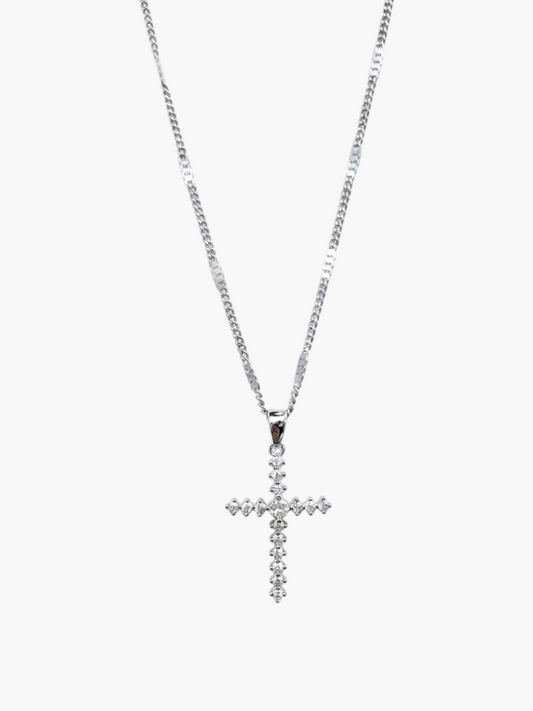 Cross Cubic Zirconia Necklace