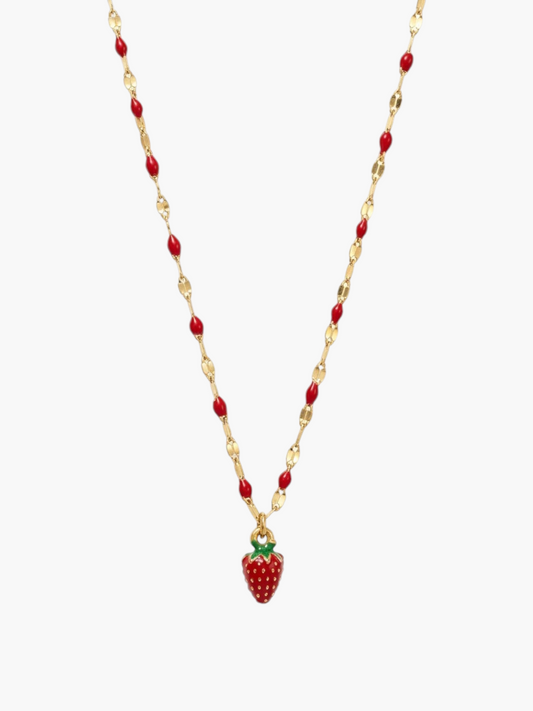 Strawberry Red Necklace