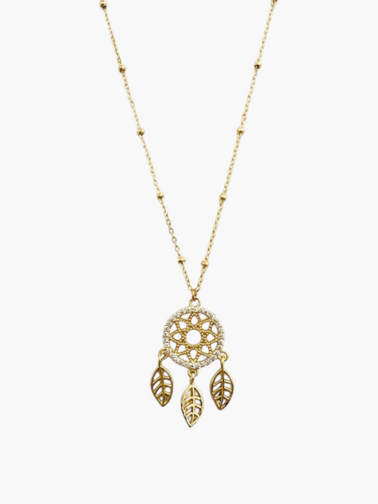 Dreamcatcher Zirconia Necklace